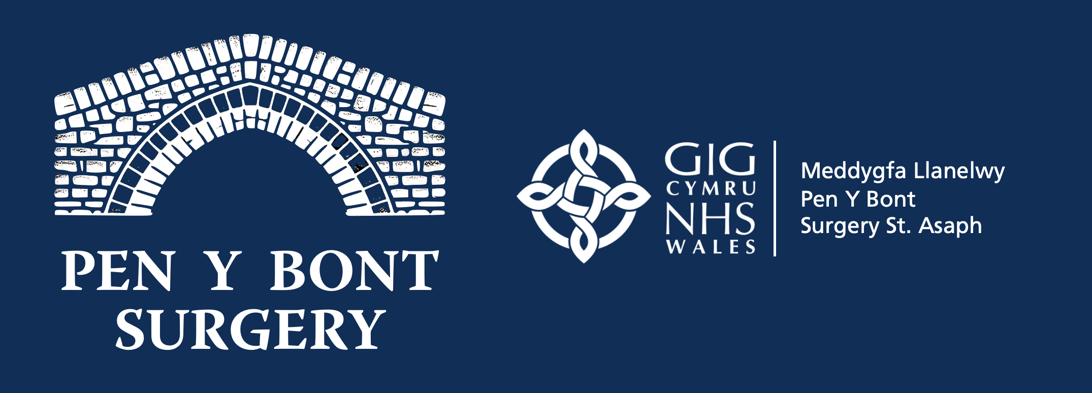 Pen Y Bont Surgery, St Asaph logo and homepage link
